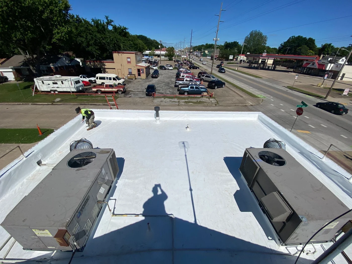 A dependable industrial roof installed in the Tulsa, OK, area