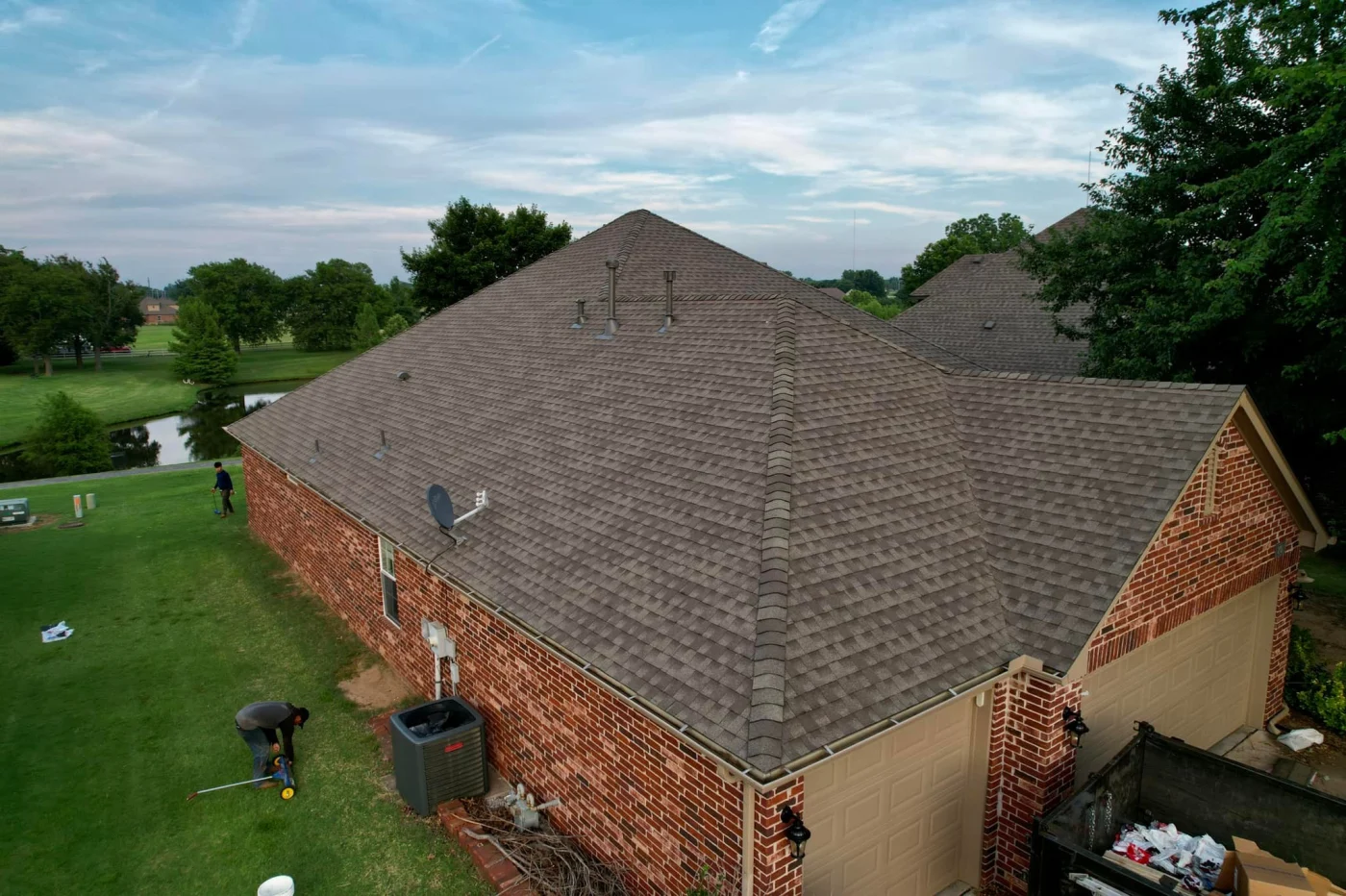 A durable and beautiful roof installed by GoldenRite Roofing
