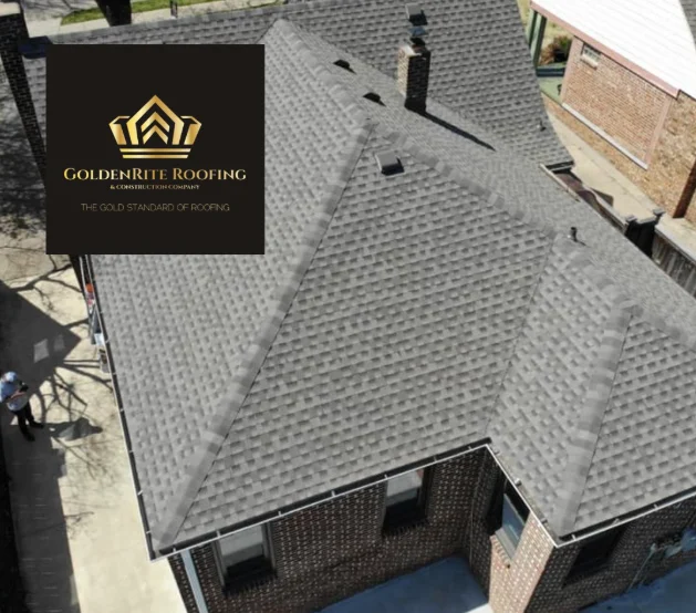 A brand new roofing system installed in the Tulsa area by GoldenRite Roofing