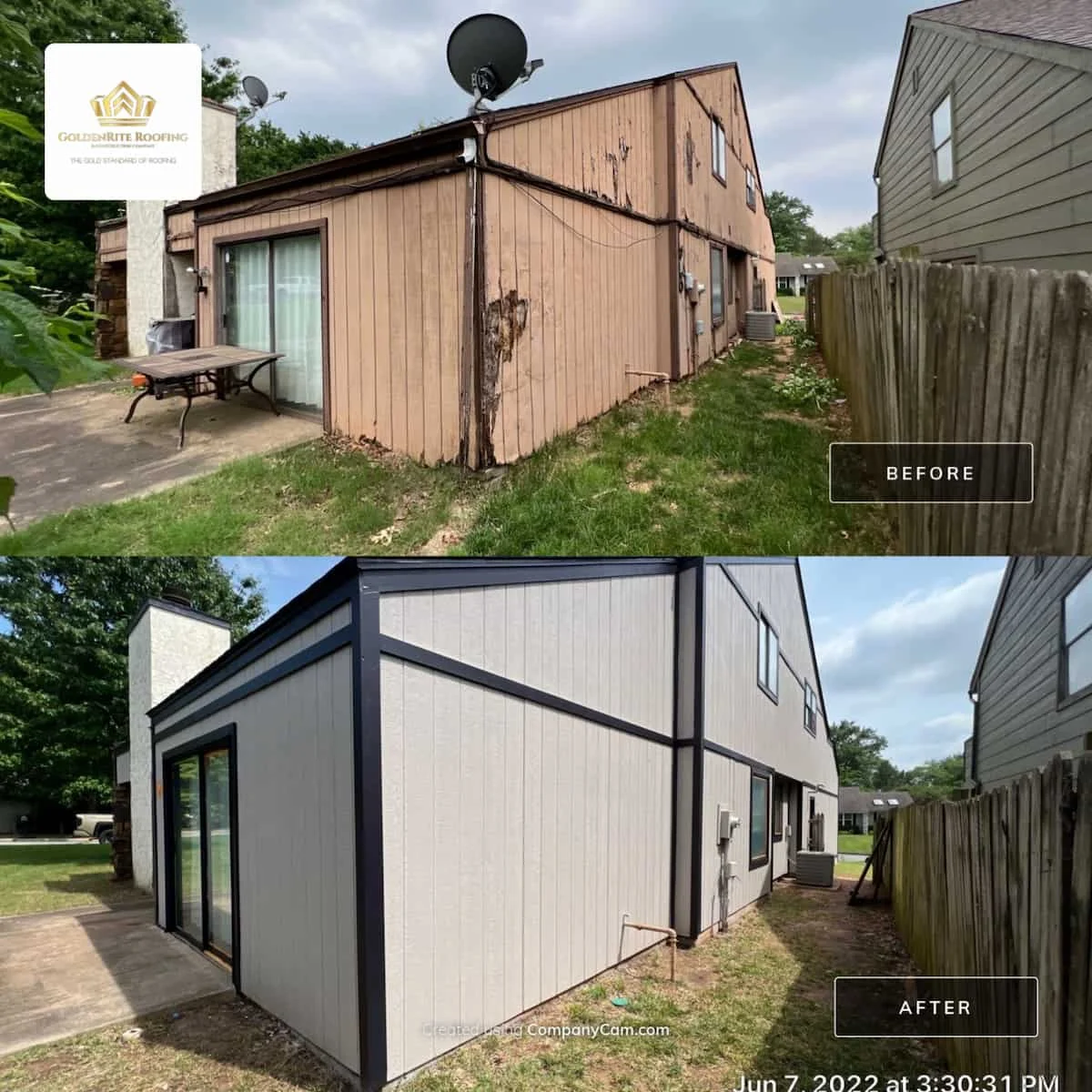 Vinyl And Lp Smart Siding 16 Tulsa Ok Goldenrite Roofing