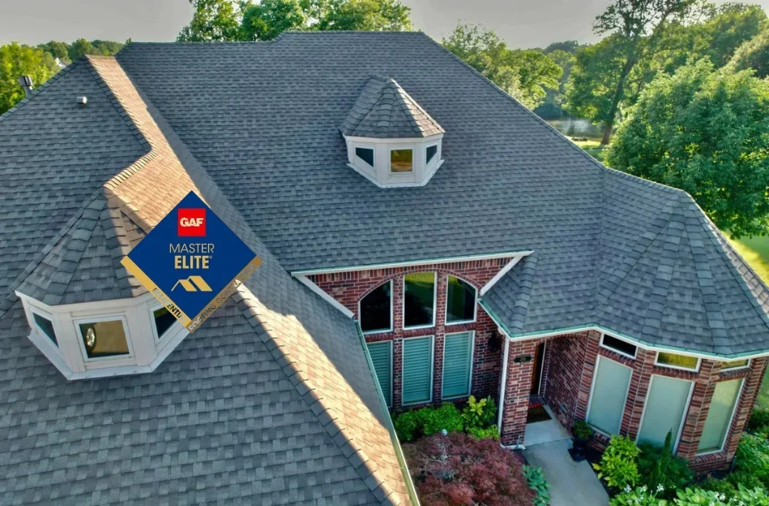 Roofing Systems From GAF | Tulsa, OK | GoldenRite Roofing A home with a beautiful GAF roofing system installed in the Tulsa, OK area